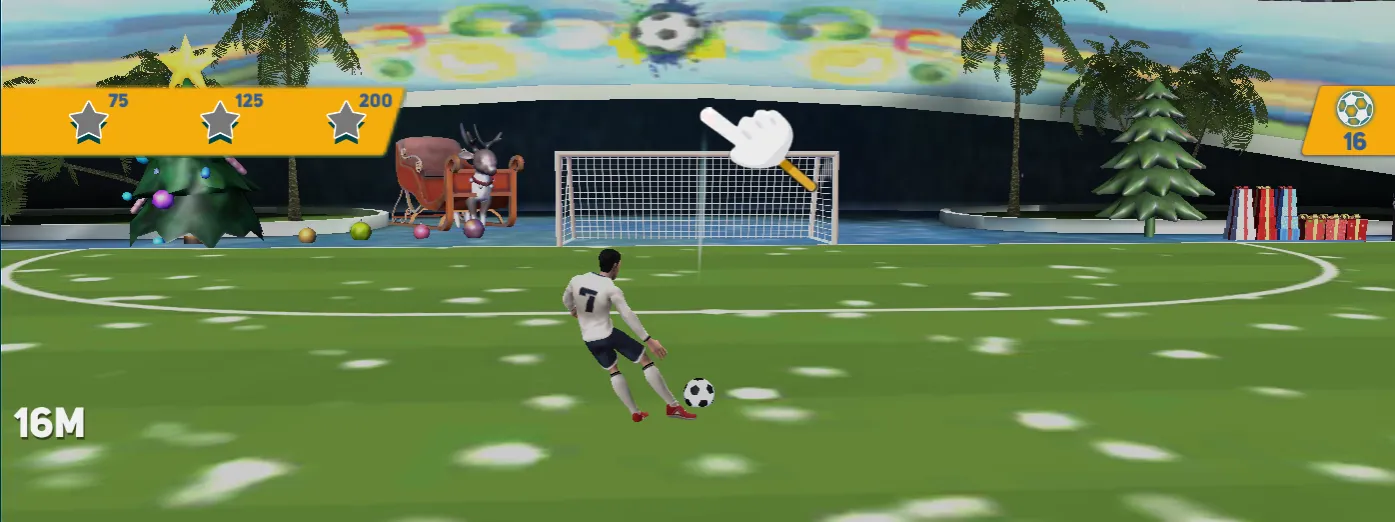indoor soccer game horizontal screenshot